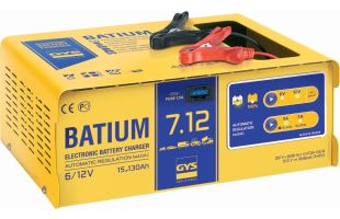 Chargeur de batterie Batium 7.12 - 6/12V - 15 à 130AH