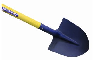 Pelle ronde en tôle 27cm avec manche en composite